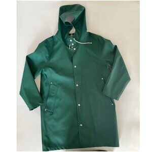 Stutterheim Raincoat, Green, Size Small